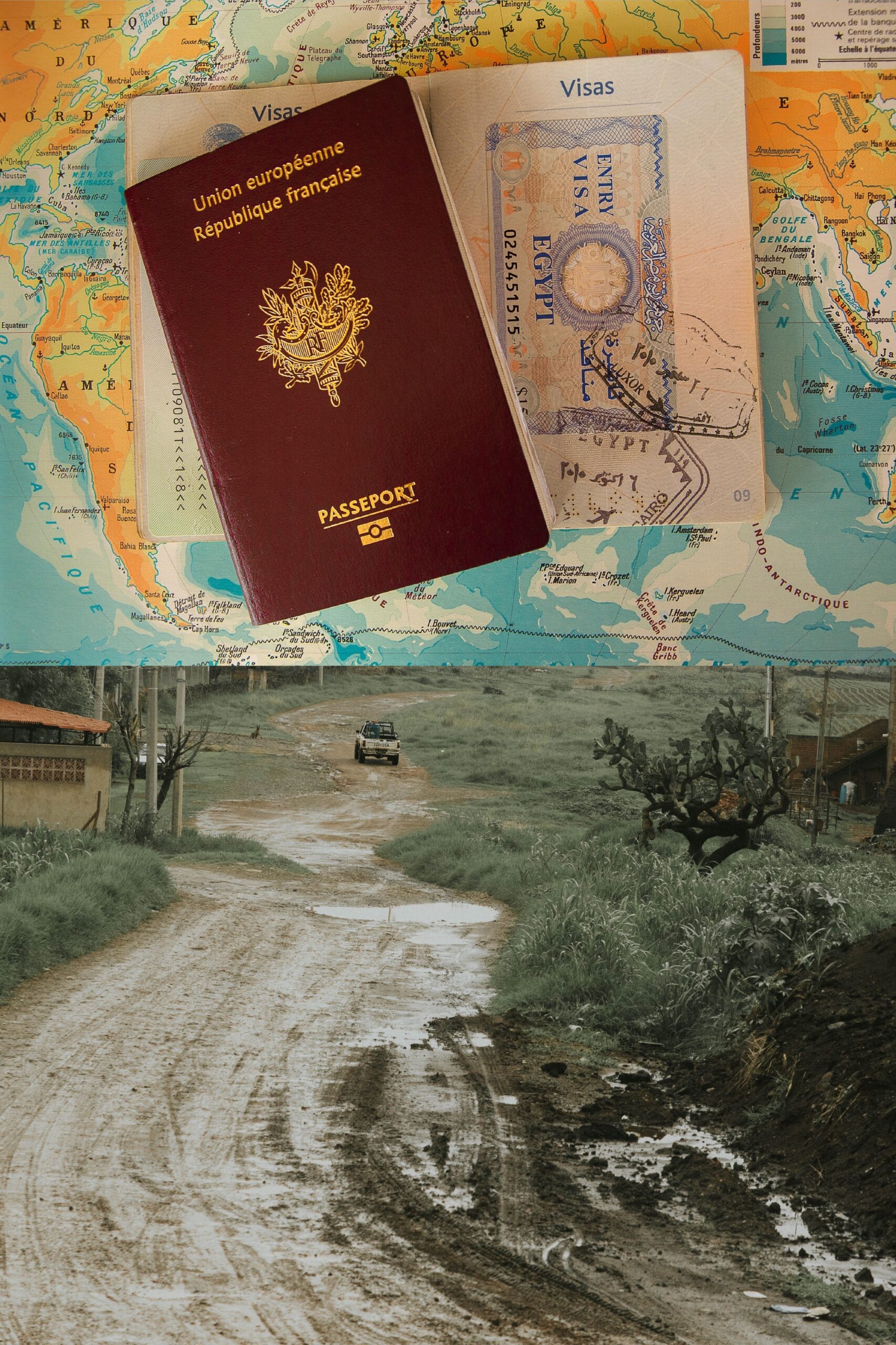 Family planning international relocation with passport